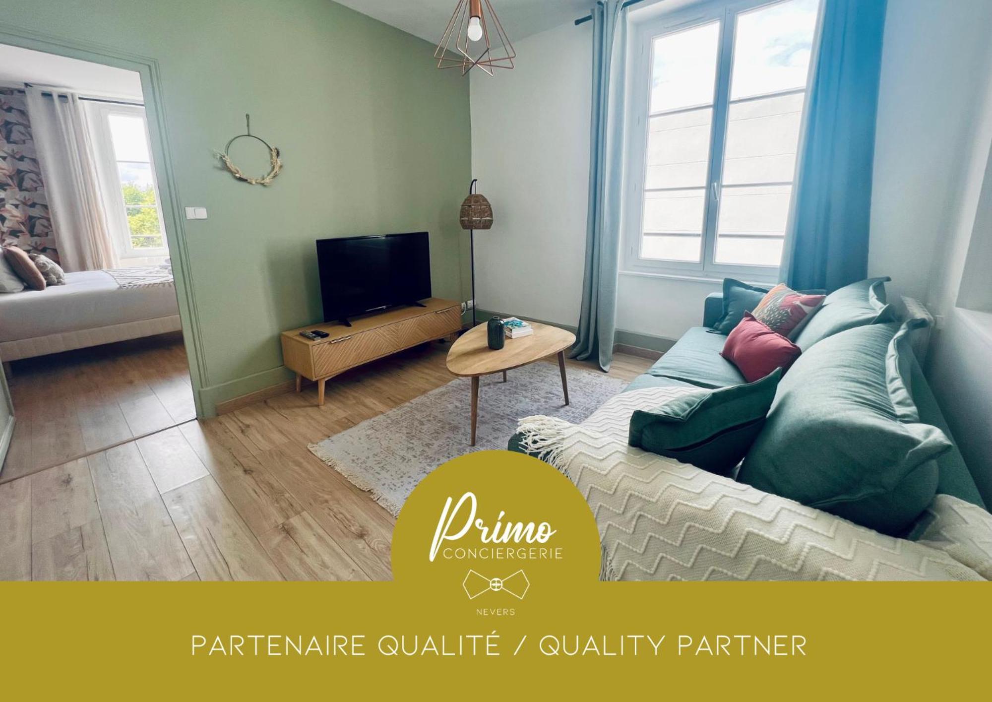 "Le Charleville", Superbe Appartement, Gare De Nevers, Service Premium By Primo C0Nciergerie ภายนอก รูปภาพ